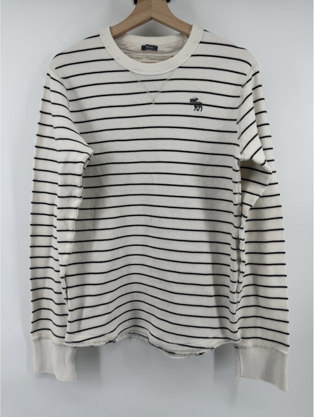Vintage Y2K Abercrombie Men’s Long Sleeve Muscle Shirt Size M